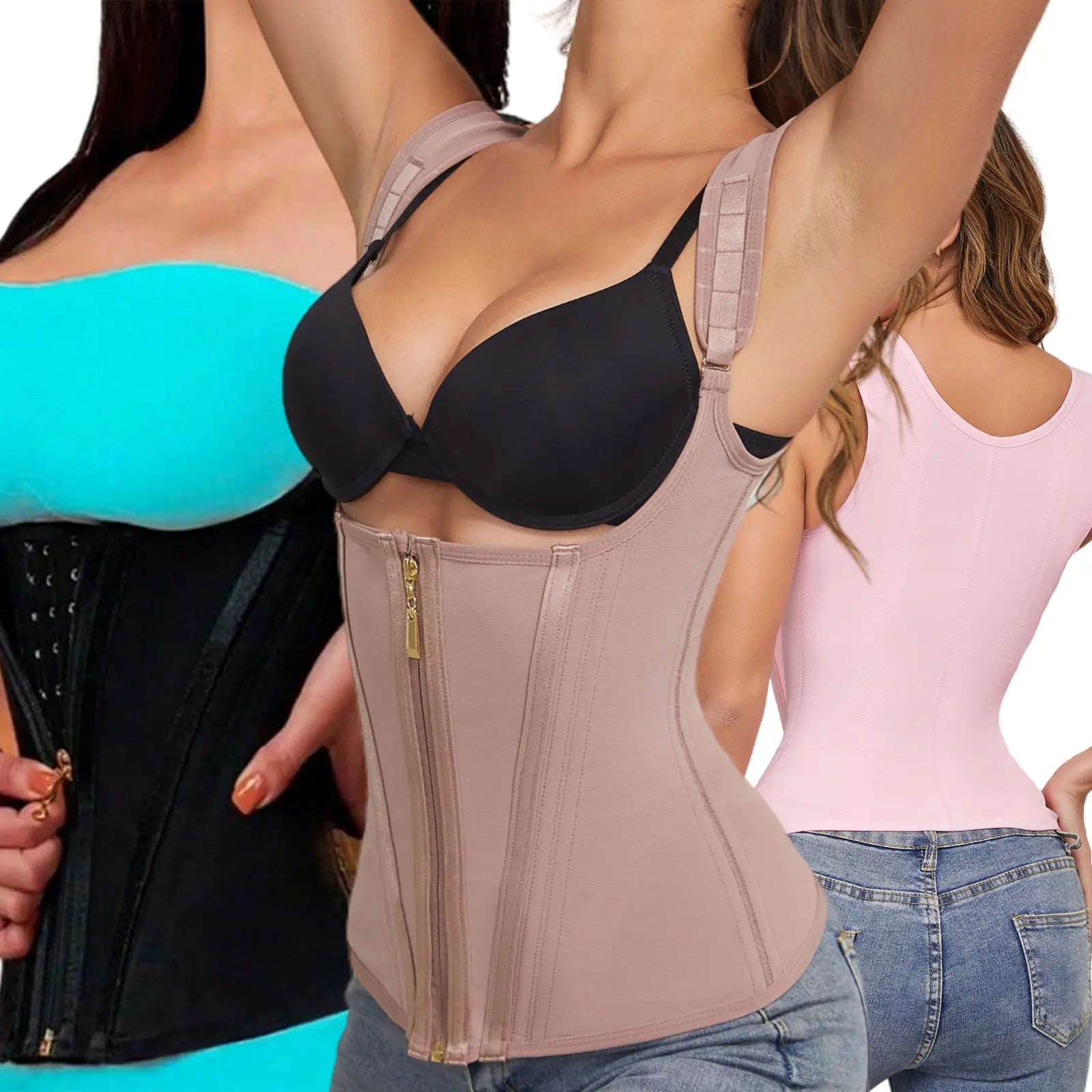 CZXMY Waist Trainer for Women, Tummy Control Sports Girdle, Workout Body Shaper with Adjustable Shoulder Strap Clothing Abdominal Binder