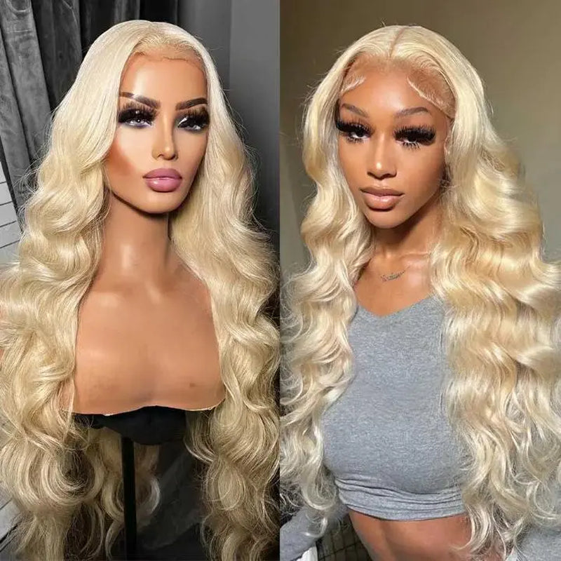 Dachic Hair 180% Density 13X6 HD Transparent 613 Blonde Straight Wigs 40 Inch Lace Frontal Hot Red Colored Human Hair Wigs 99J Burgundy Wig Brazilian Blonde Body Wave Wig 13X4 Lace Front Ginger Blonde Hair Wigs