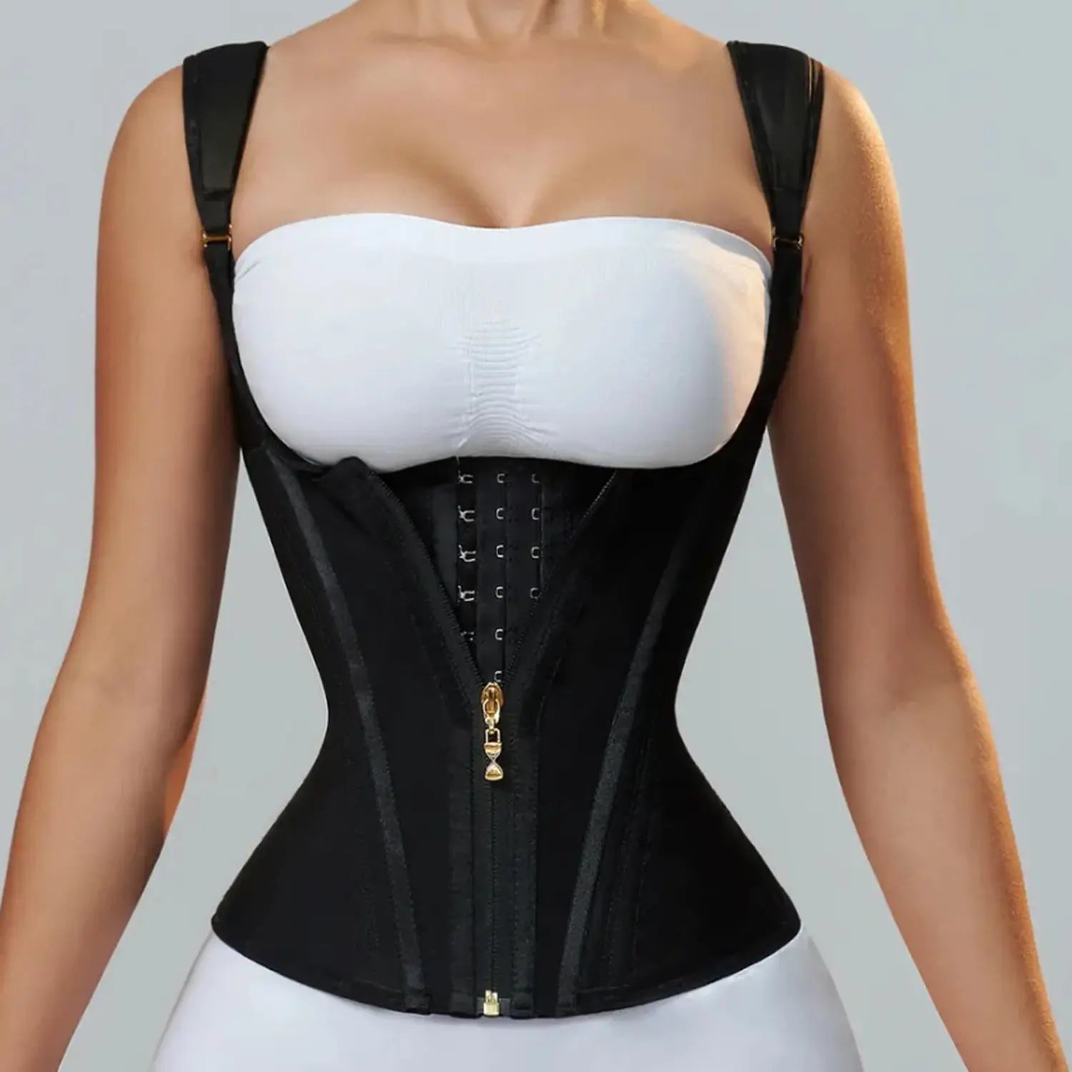 CZXMY Waist Trainer for Women, Tummy Control Sports Girdle, Workout Body Shaper with Adjustable Shoulder Strap Clothing Abdominal Binder