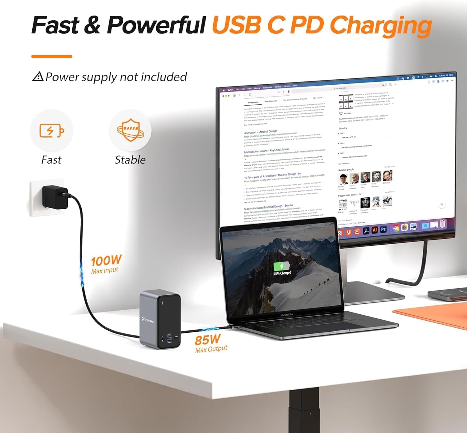 15-In-2 Macbook Pro Docking Station, Dual 4K Monitor, Plug & Play | 2 HDMI, VGA, PD 3.0, 7 USB, Ethernet, 3.5Mm Audio, Macbook Compatible, Compact, for Home Office & Professional Productivity