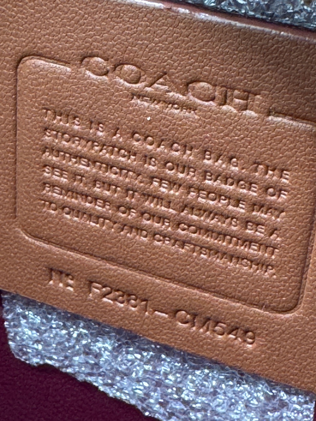 Coach Rexy Bag In Signature Canvas Imported With Keychain