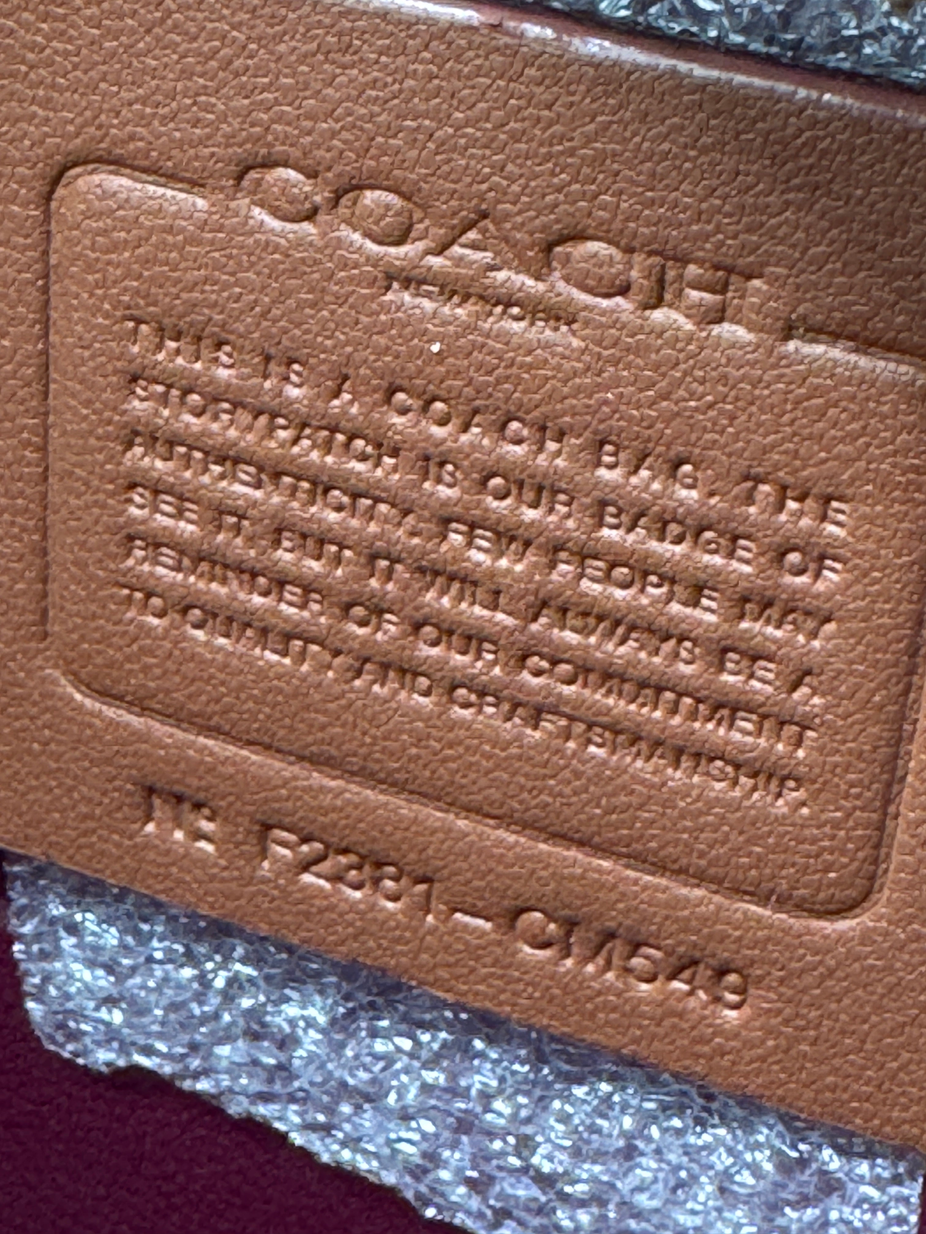 Coach Rexy Bag In Signature Canvas Imported With Keychain