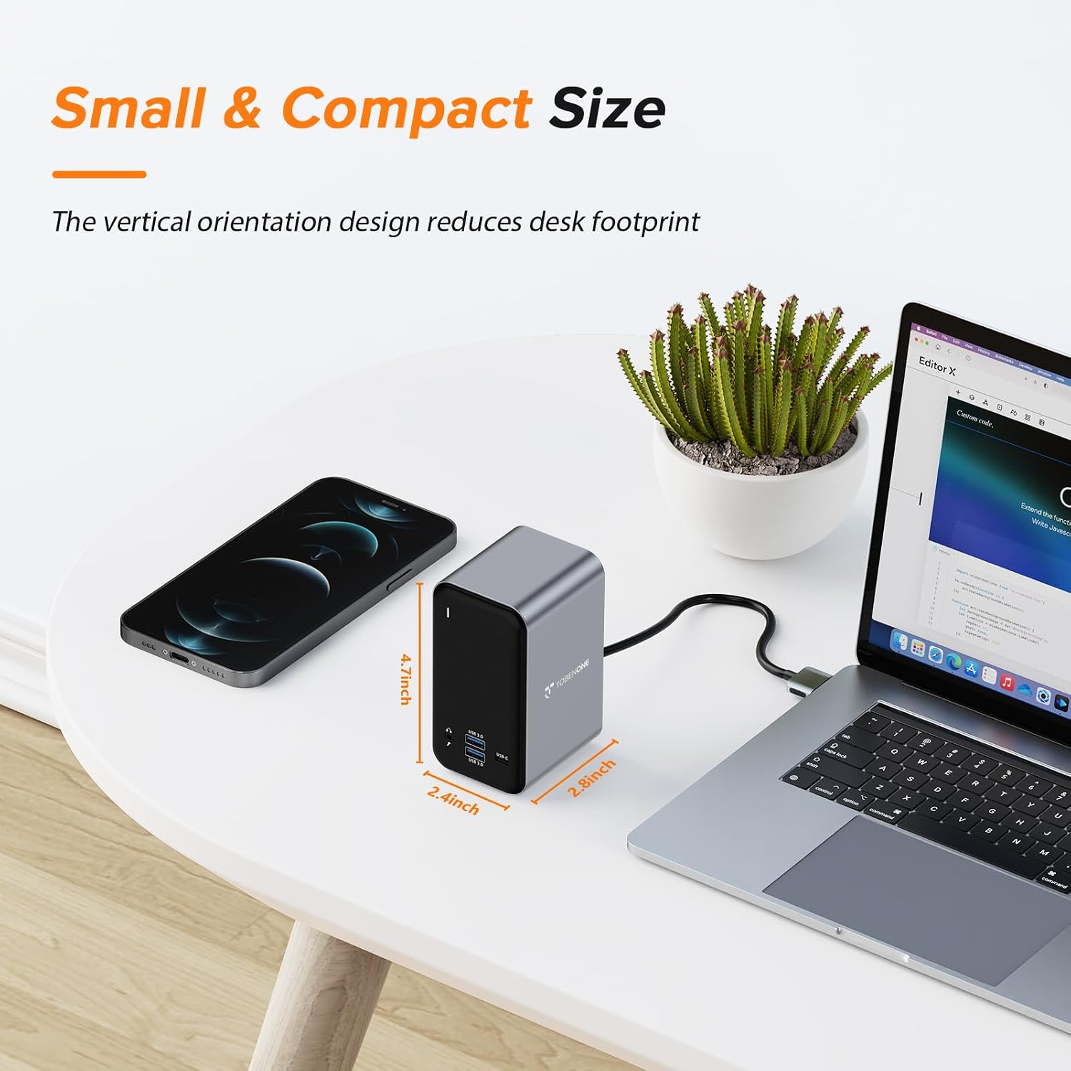15-In-2 Macbook Pro Docking Station, Dual 4K Monitor, Plug & Play | 2 HDMI, VGA, PD 3.0, 7 USB, Ethernet, 3.5Mm Audio, Macbook Compatible, Compact, for Home Office & Professional Productivity