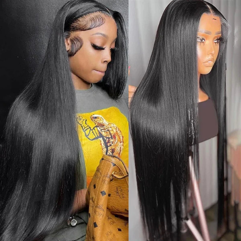 Ishow Glueless Lace Front Wigs Straight Human Hair Wigs 13X4 HD Lace Wigs Pre-Plucked
