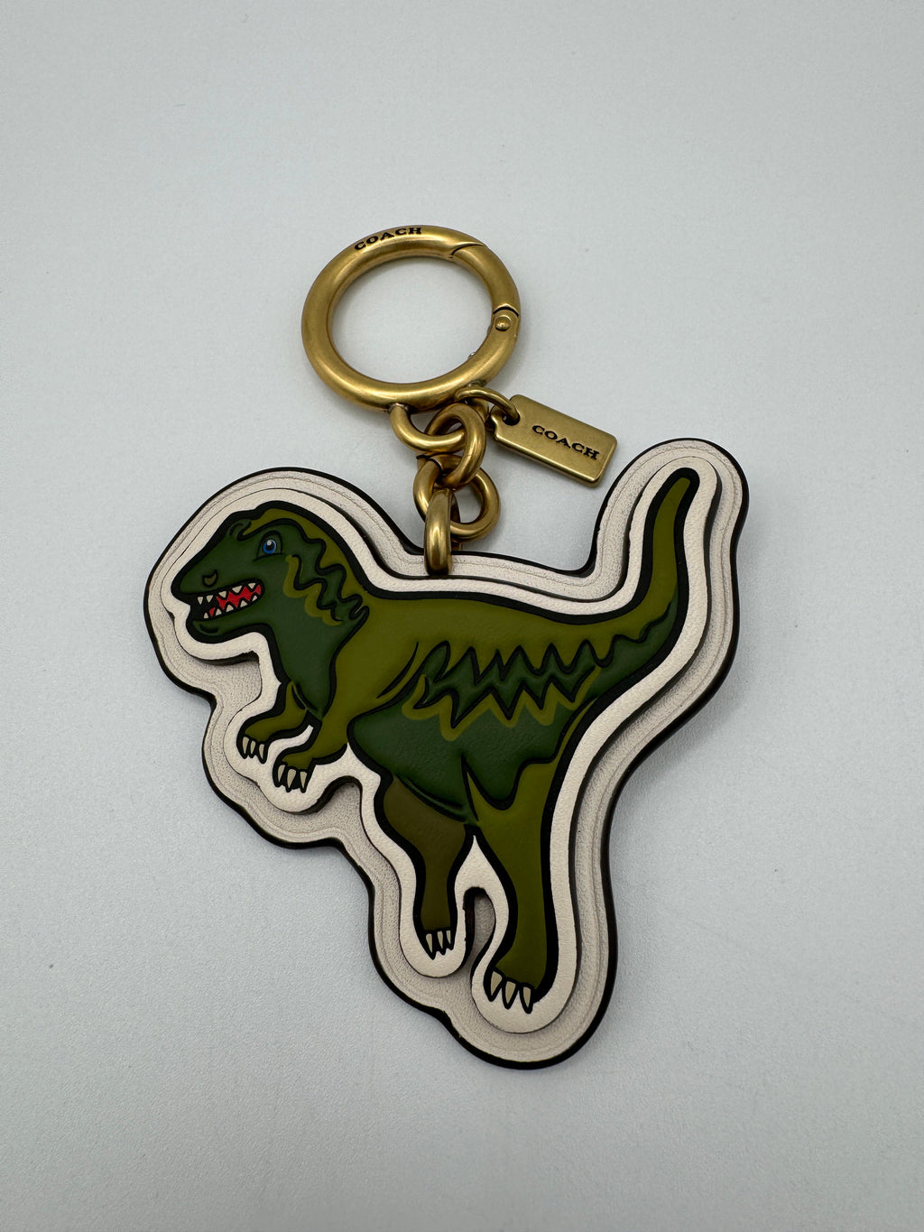Coach Rexy Bag In Signature Canvas Imported With Keychain