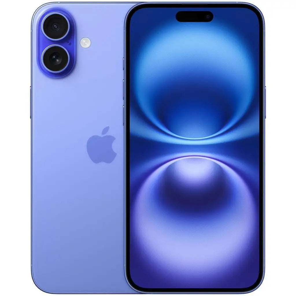 Apple / iPhone 16 Plus / A3082 / Ultramarine / Unlocked / 128GB Grade 1  Refurbished  Genuine Original Apple Device, Authentic Hardware, Free Charging Cable Included