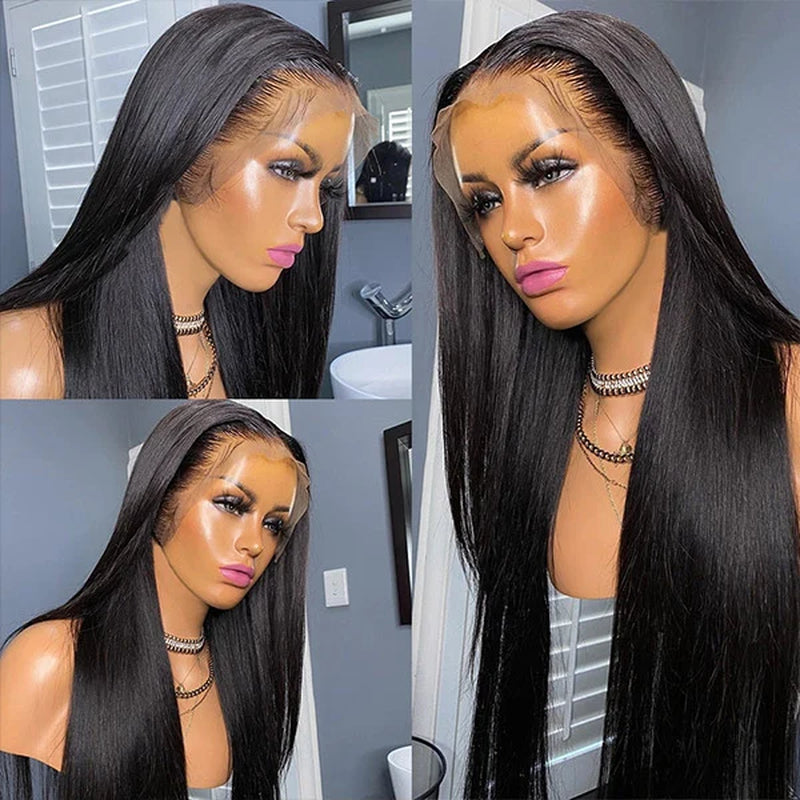 Ishow Glueless Lace Front Wigs Straight Human Hair Wigs 13X4 HD Lace Wigs Pre-Plucked