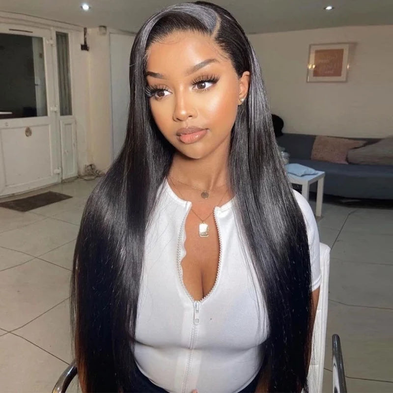 Ishow Glueless Lace Front Wigs Straight Human Hair Wigs 13X4 HD Lace Wigs Pre-Plucked