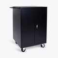 All Steel Mobile Charging Locker for 24 Laptops/Chromebooks in Black