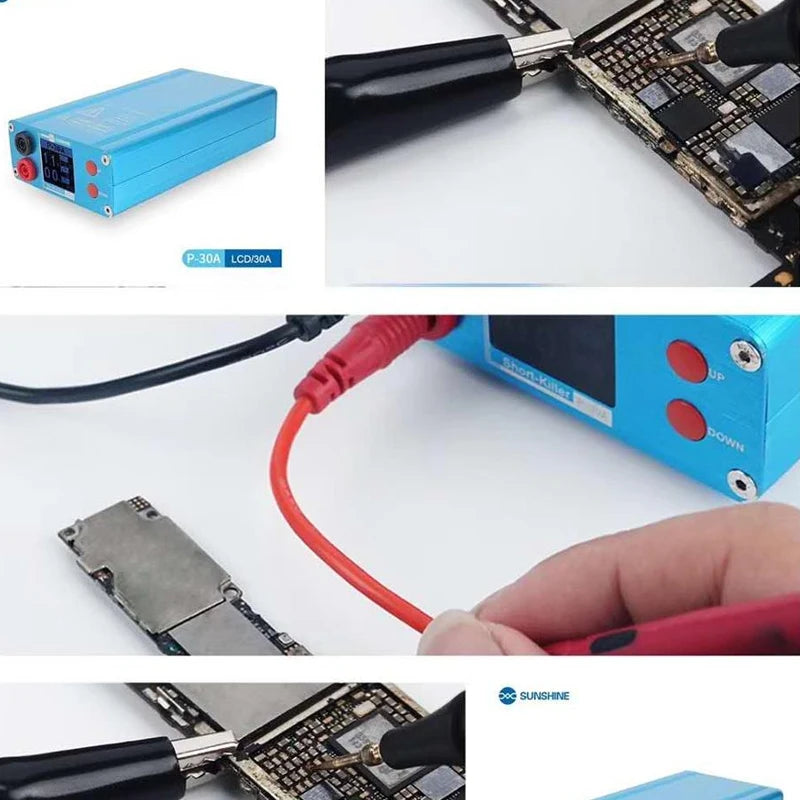 SUNSHINE P-30A High Quality Short Killer Quickly Locate Faults for Short-Circuit Fault Detection of Mobile Phones and Computers