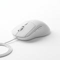 N1600 3-Button Quiet Wired Mouse, 1000DPI Optical Mouse, Quiet Button, Ergonomic Shape, for Desktop Computers Laptops, Matte White